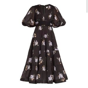Brand new tiered plisse floral dress